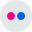 Link to flicker profile organizations - grey circle with two horizontal points from which the first one pink and one blue