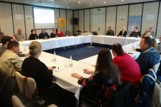 Slika.
Partnerska organizacija Udruženje slijepih Kantona Sarajevo 13. novembra 2018. godine je organizovala drugu radionicu „Kako koristiti Konvenciju o pravima osoba sa invaliditetom i Agendu 2030 u zagovaranju za prava slijepih