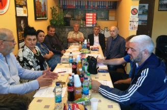 Slika. Koalicija organizacija osoba sa invaliditetom Grada Bijeljina KOLOSI 29. oktobra 2018. godine održala redovni sastanak u prostorijama Regionalnog udruženja amputiraca Bijeljina.