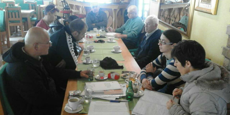 Slika. Koalicija organizacija osoba sa invaliditetom regije Doboj je 18. decemra 2018. u Doboj Istoku održala redovni sastanak svojih članica