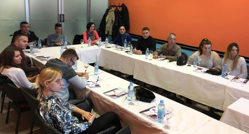 Slika 1. Koalicija OOSI Tuzlanskog kantona 19. decembra 2018. godine organizovala trening na tumu rodne ravnopravnosti za predstavnike koalicije