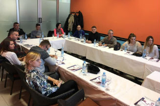 Slika. Koalicija organizacija osoba sa invaliditetom Tuzlanskog kantona je 19. decembra 2018. godine u Tuzli organizovala trening na temu rodne ravnopravnosti za predstavnike organizacija članica koalicije.