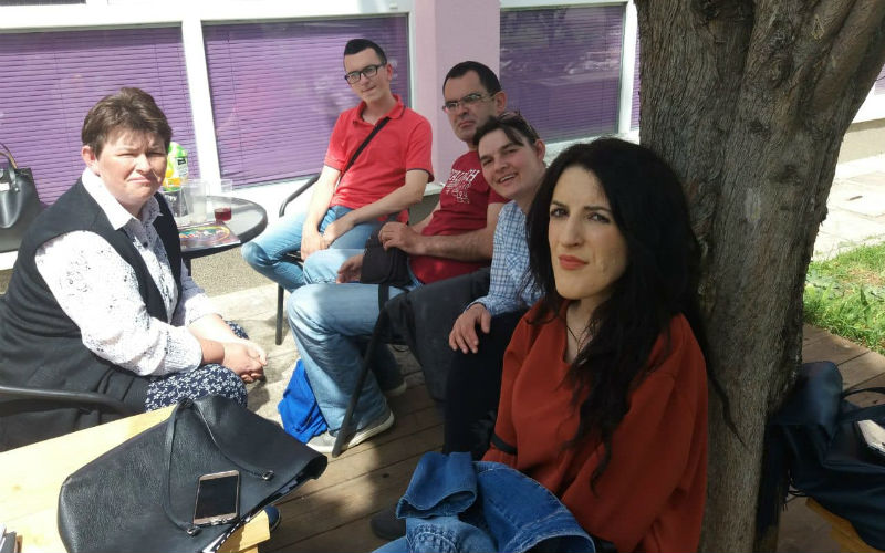Slika. Sastanak Vijeća mladih osoba sa invaliditetom Koalicije ''''Zajedno smo jači'''', 25. april 2019.