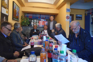 Slika. Koalicija organizacija osoba sa invaliditetom Grada Bijeljina KOLOSI 20. maja 2019. godine održala redovni sastanak u prostorijama Regionalnog udruženja amputiraca Bijeljina.