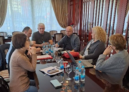 Slika nastala tokom prvog dijela sastanka sa predstavnicima Koalicije OOSI regije Doboj 26. oktobra 2022