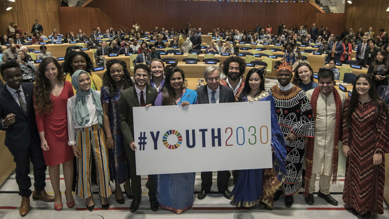 Slika. Danas, 24. septembra 2018. zvanično je pokrenuta Youth2030 - UN strategija za mlade, MyRight je takođe kroz svoju Strategiju rada u okviru Programa zajedničkih aktivnosti, rad sa mladima naveo kao prvi strateški pravac 