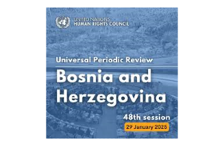 Stanje ljudskih prava u Bosni i Hercegovini predmet razmatranja u okviru Univerzalnog periodičnog pregleda, 29. januar 2025.godine, od 9 do 12:30 sati, prenosom uživo!